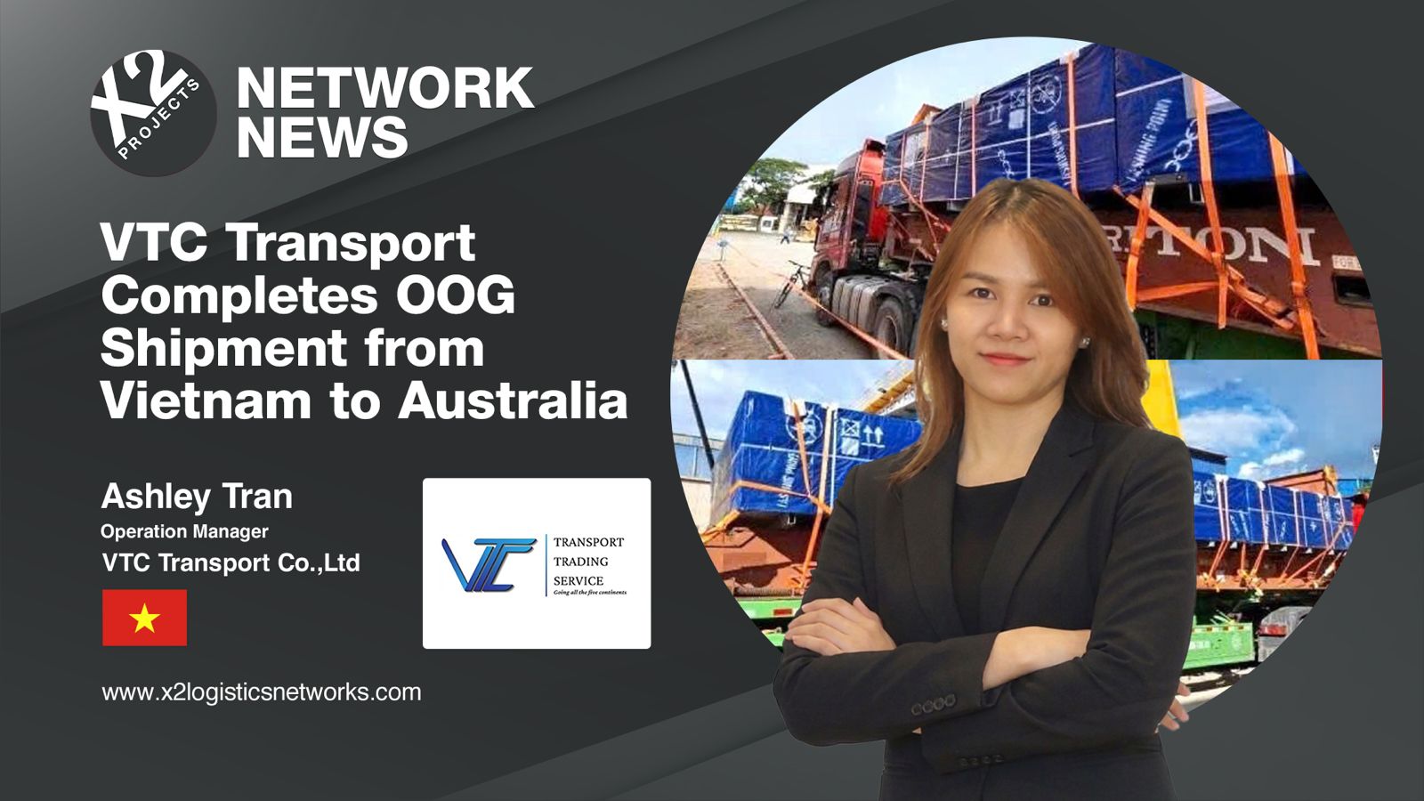 VTC Transport Completes OOG Shipment from Vietnam to Australia